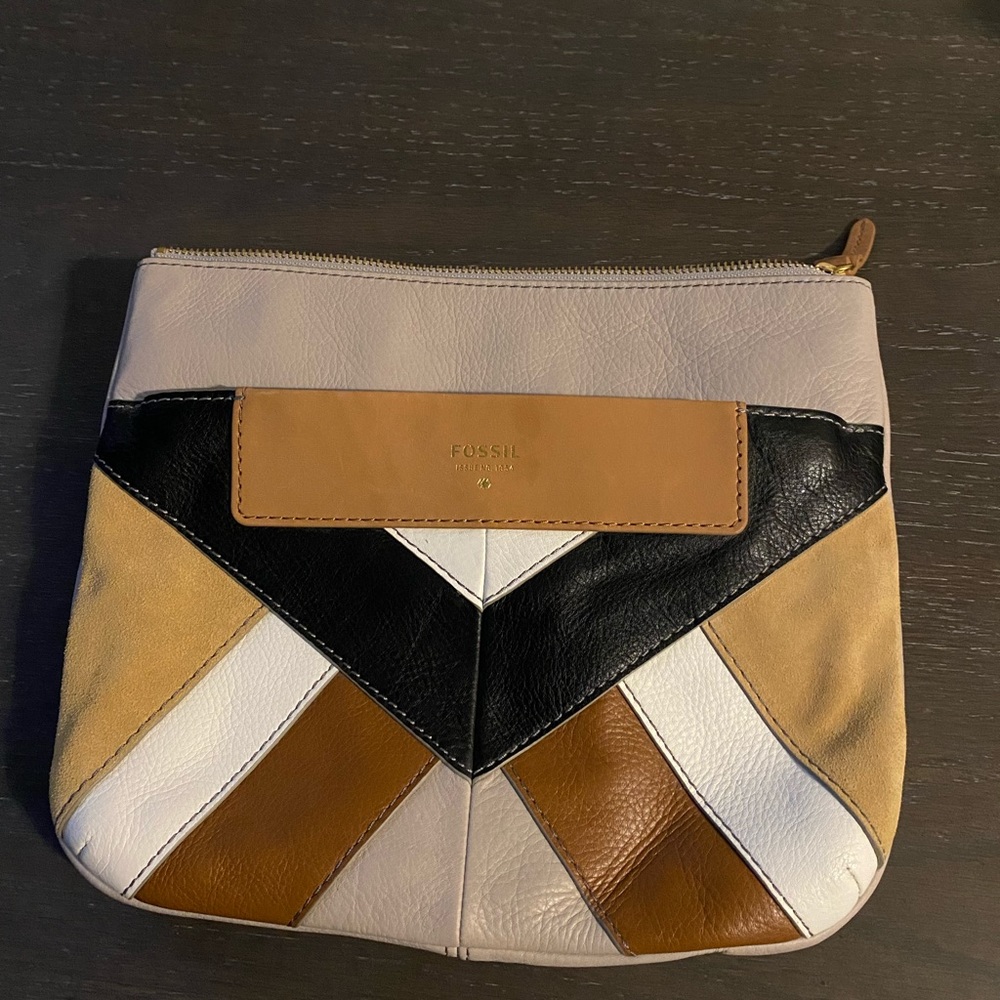 Fossil leather purse